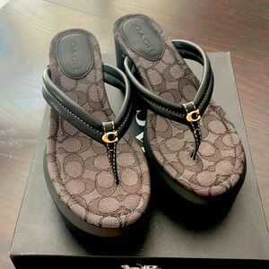 Brand New Franki Flip Flop by Coach